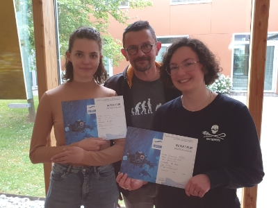 Deux nouvelles diplômées au club.